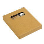 Set composto da 6 matite in legno colorate, temperino in pla...