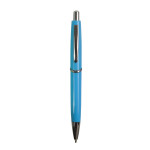 Penna a scatto in plastica ABS, fusto colorato e clip in met...