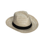 Cappello in paglia con fascia elastica da 3 cm personalizzab...