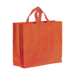 Shopper in PP  riciclato laminato 120g/m2, manici corti e so...