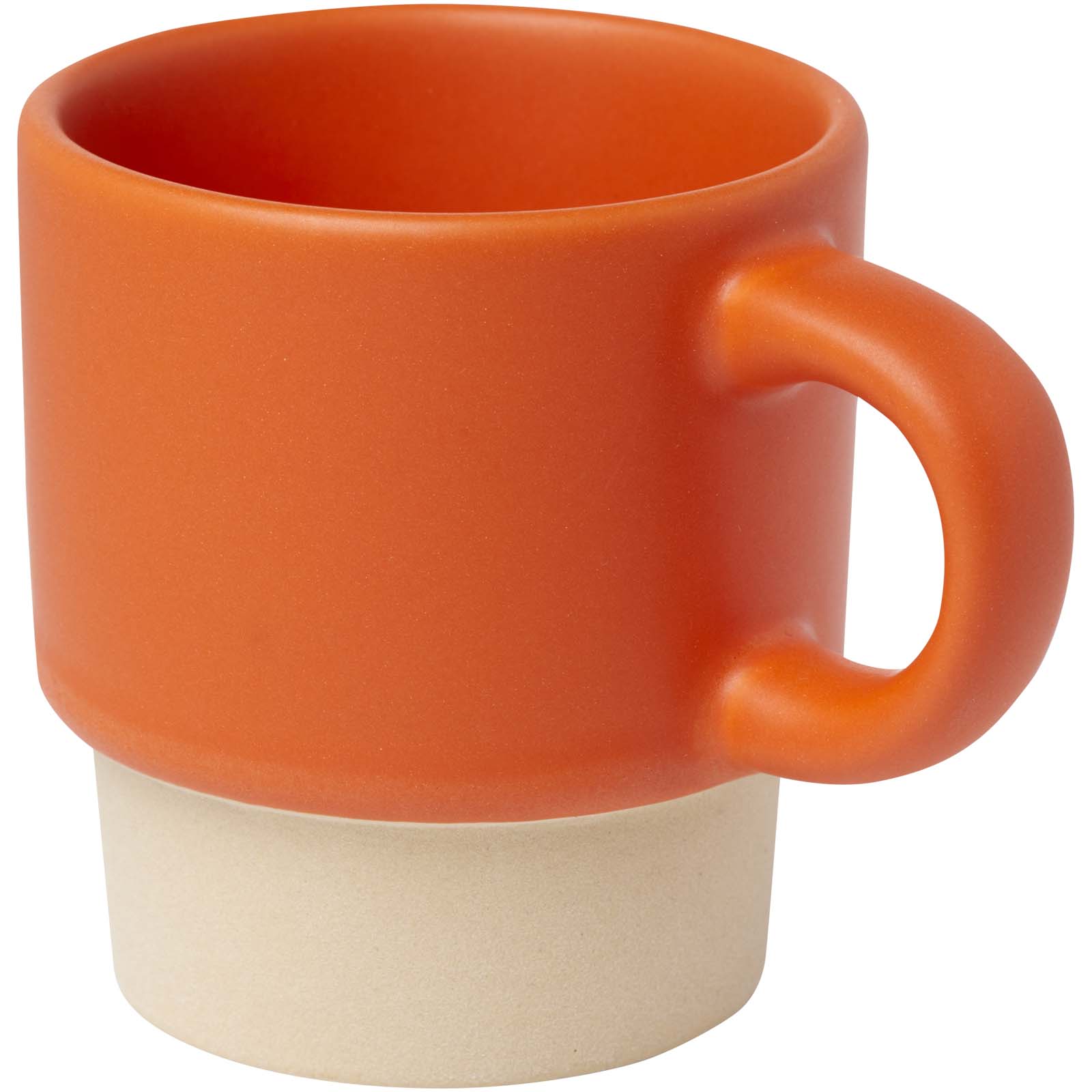 Tazza per caffè espresso impilabile con fondo in argilla da...