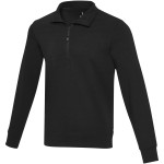 Felpa con cerniera a un quarto in tessuto riciclato unisex A...
