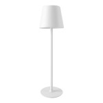 Lampada da tavolo a led ricaricabile in metallo e plastica