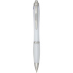 Penna a sfera in plastica riciclata certificata RCS con fust...
