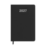 Agenda tascabile settimanale 2027. Copertina rigida in carto...