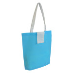 Shopper ripiegabile in TNT 80 g/m2 termosaldato, manici cort...