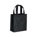 Shopper mini con soffietto in TNT 80 g/m2, manici corti