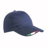 Cappellino in poliestere 5 pannelli con stampa tricolore