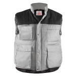 Gilet imbottito di poliestere impermeabilizzato