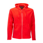 Felpa da uomo a zip intera in micropolar, con cappuccio e 2...