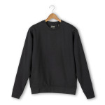 Felpa girocollo 100% tessuto rigenerato