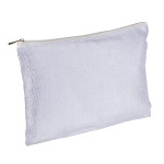 Beauty case in policotone brillante con zip