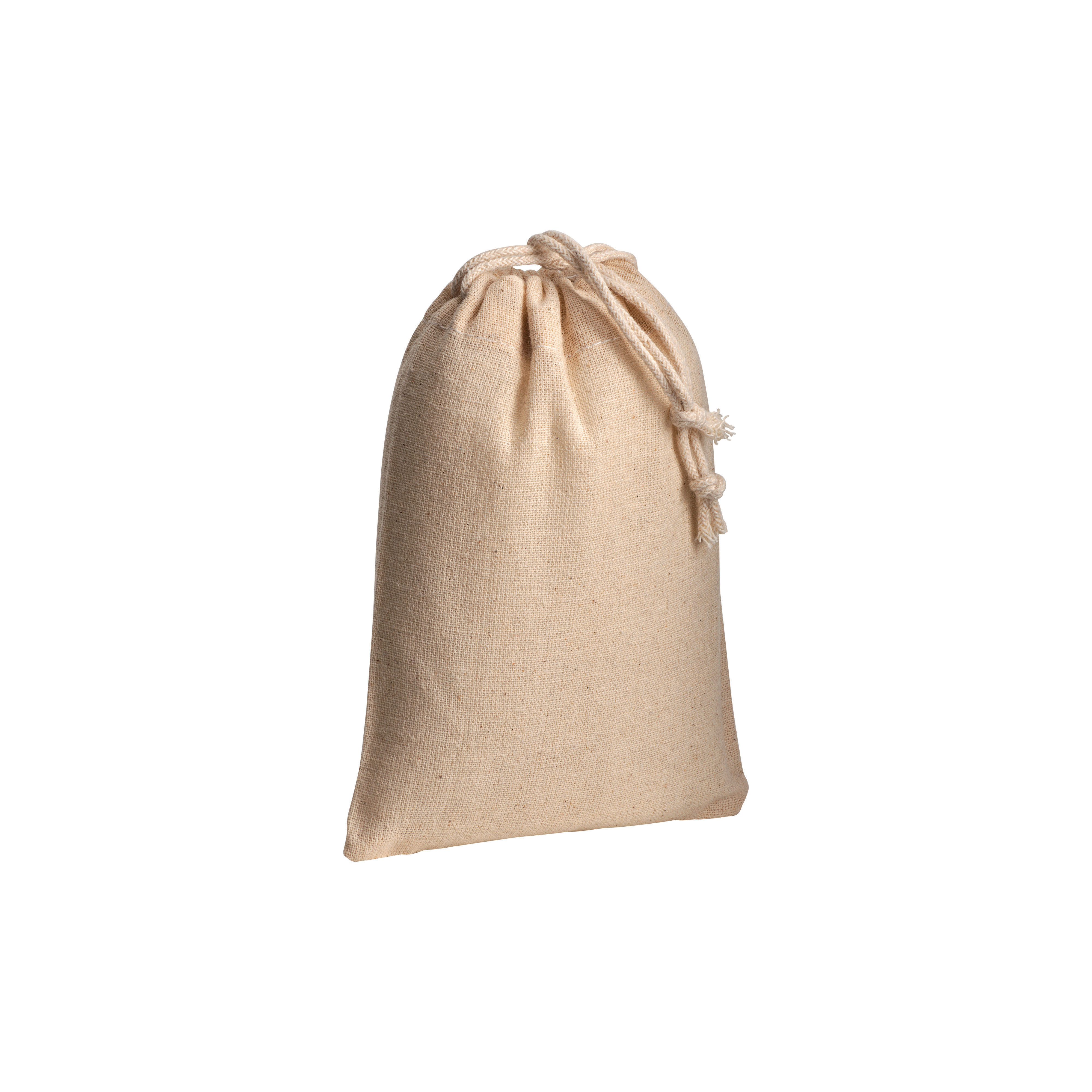 Sacchetto in cotone naturale 120 g/m2 con chiusura a strozzo...
